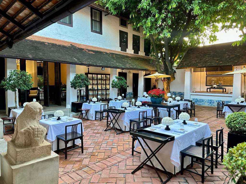Rachamankha boutique hotel Chiang mai restaurant